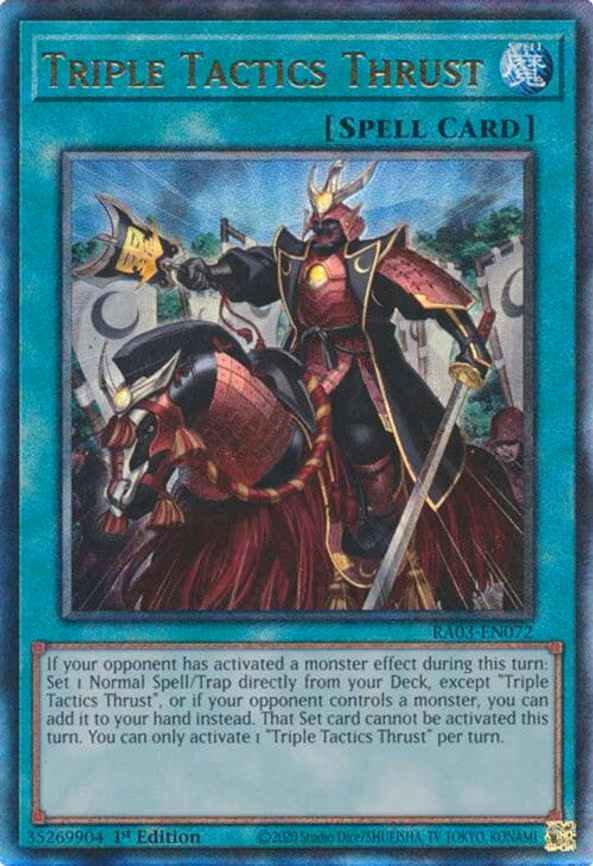 Triple Tactics Thrust